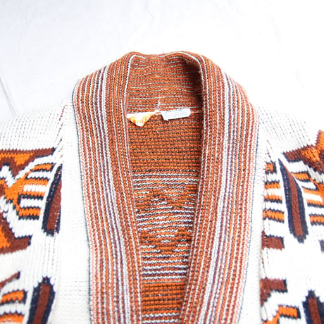 1970's～ Salia Acrylic Knit Gown / Pattern