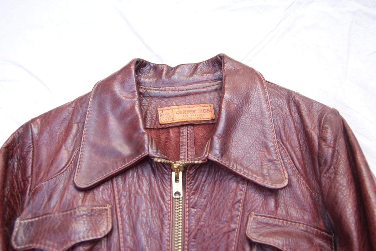 70's SUWANEE SPRINGS LETHER WORKS Jacket