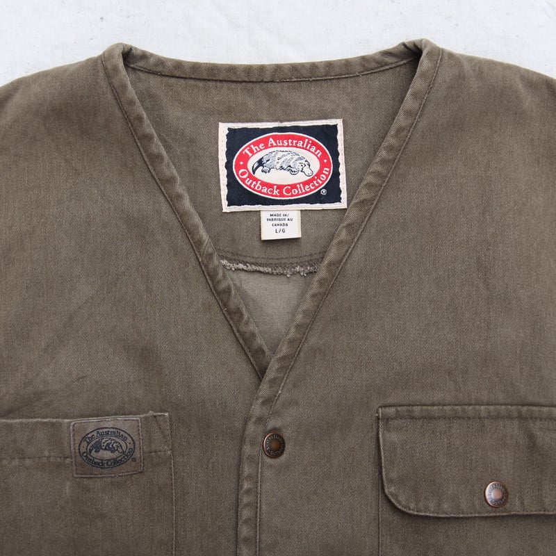 the australian outback collection カナダ製 90年代 90s アウトバック カナダ製 コットン 茶色 ブラウン