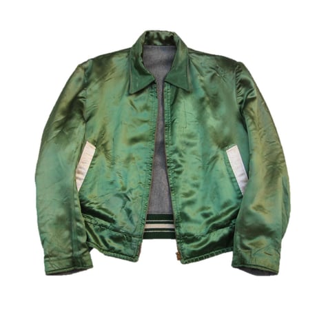 古着 60s BUTWIN トリコロール カラー フリース スポーツ ジャケット 現状渡し品】【メンズ】 BUTWIN バトウィン 60～70's TRICOLOR