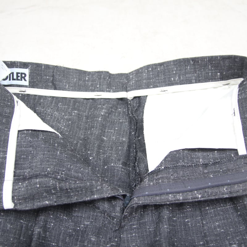 80s vintage COTLER ツータック　slacks Mens Vintage 80's Cotler Black/White 31x31 Parachute Dress