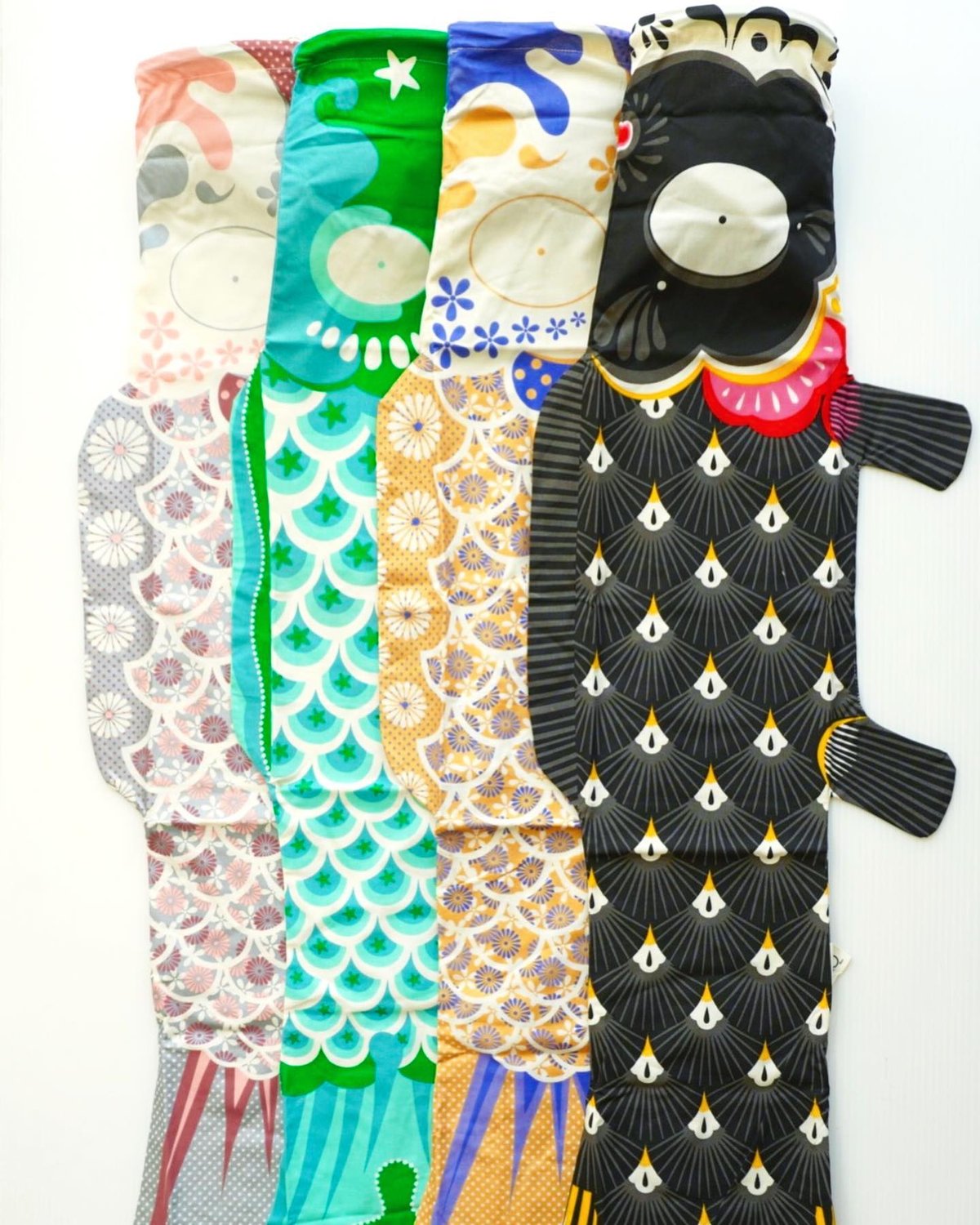 マダムモー こいのぼり ブロッサム ピンク ブルー 2点セット Madame