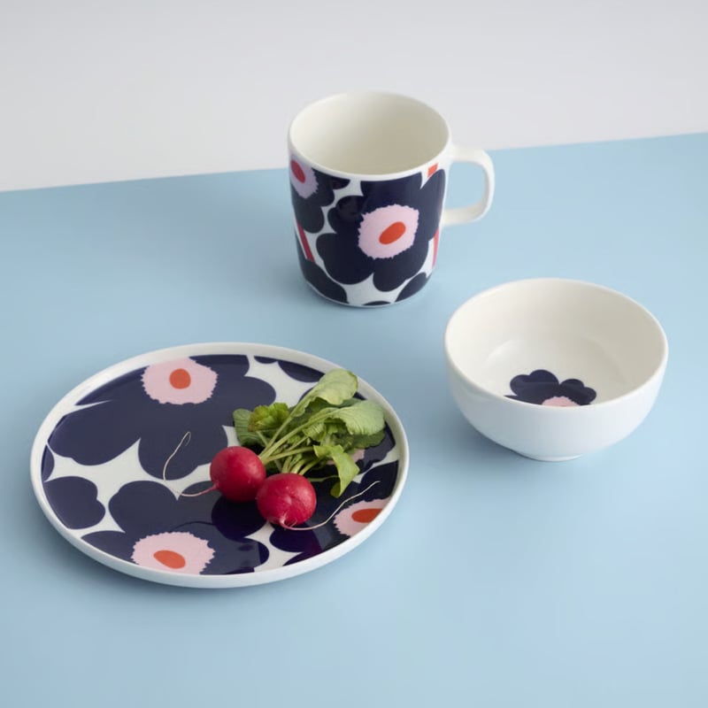 正規取扱店】アジア限定 マリメッコ 20cm プレート ウニッコ marimekko