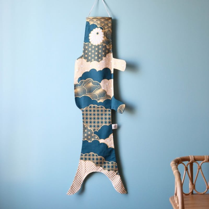 マダムモー★こいのぼり 今だけ送料無料！】フランス こいのぼり Mサイズ マツ ブルー Madame