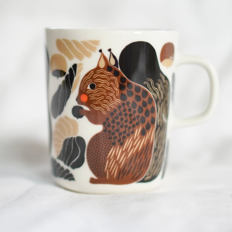 正規取扱店】マリメッコ マグカップ リス 250ml marimekko Oiva / Ku