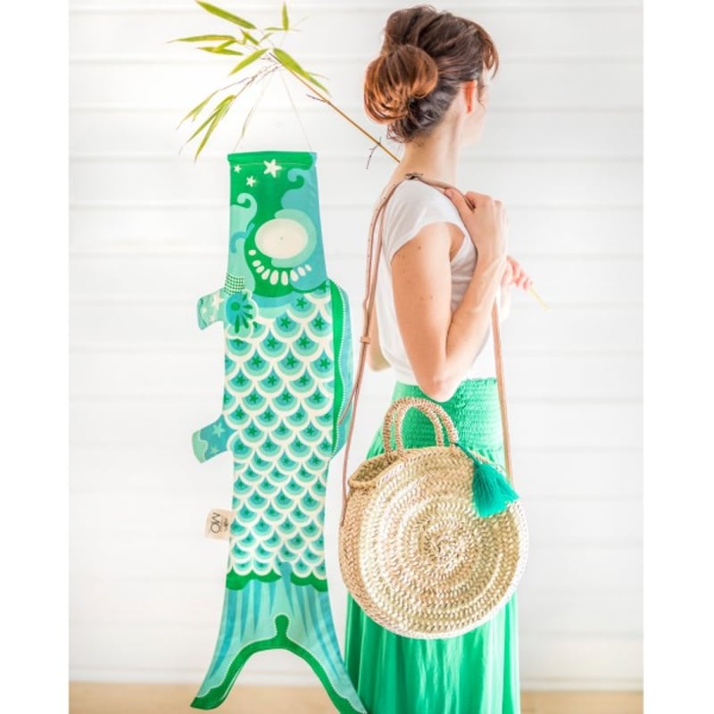 マダムモー こいのぼり ブロッサム ピンク ブルー 2点セット