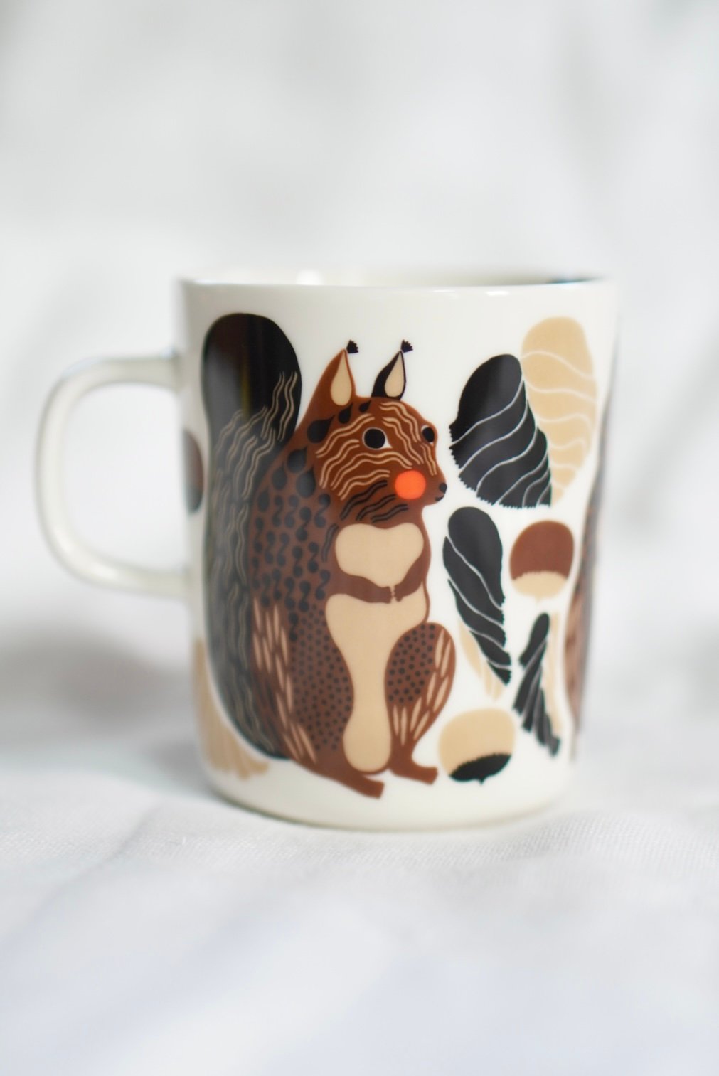 正規取扱店】マリメッコ マグカップ リス 250ml marimekko Oiva / Ku