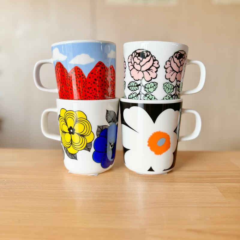 marimekko マグカップいろいろ4個 セット マリメッコ マグカップ marimekko マグカップいろいろ4個 セット マリメッコ マグカップ