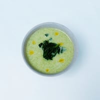 ほうれん草を味わうスープ