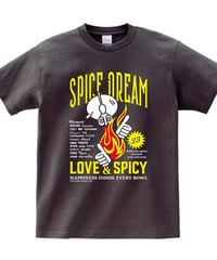 LOVE＆SPICY　Tシャツ　　　（チャコールグレー）