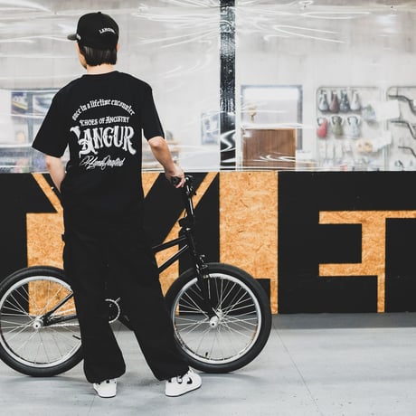 LANGUR LOGO SHORT SLEEVE BLACK