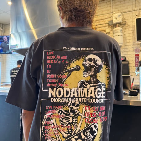 "NODAMAGE" SHORT SLEEVE sumi