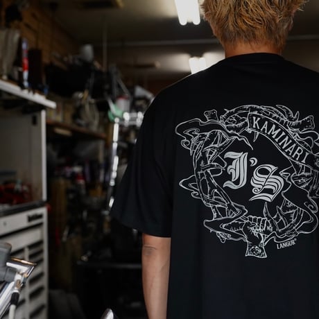 i's×LANGUR "KAMINARI" SHORT SLEEVE
