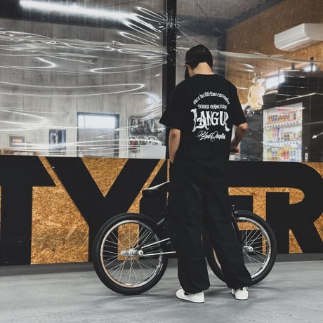 LANGUR LOGO SHORT SLEEVE BLACK