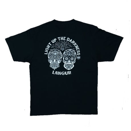 "LIGHT UP THE DARKNESS"  SKULL  SHORT SLEEVE
