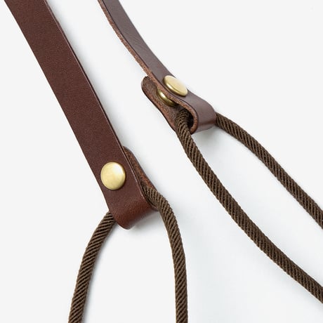 TANGO Pouch / White × D Brown