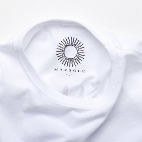 MAYSOLE ロゴ B/P ポケット付き Tシャツ YELLOW / GREEN