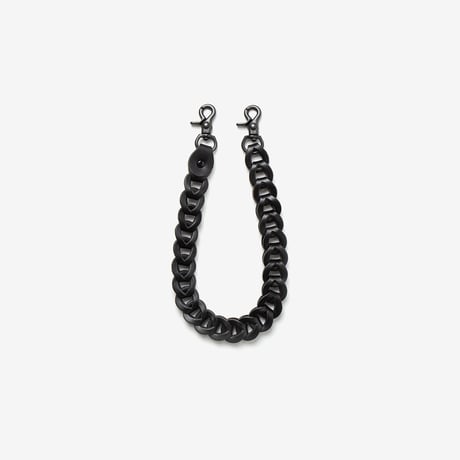 leather "PEACE" chain / Short