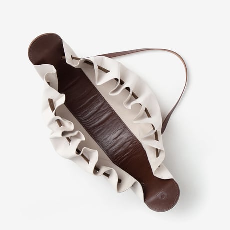 TANGO Pouch / White × D Brown