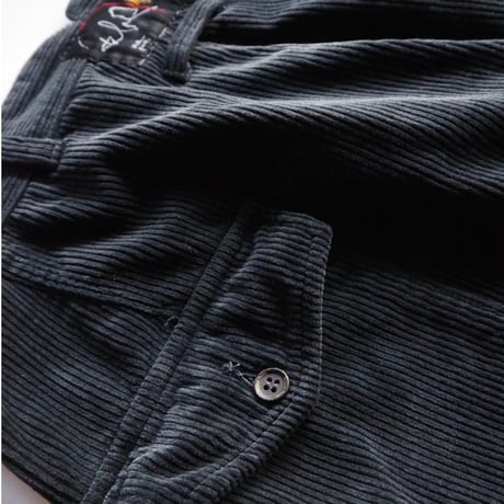 WillowPants/P-001 exclusive for Ii (Fade Black Corduroy)