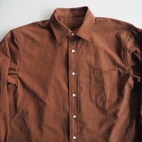 SUNNY ELEMENT/ Sleeping Shirt Brown 柿渋