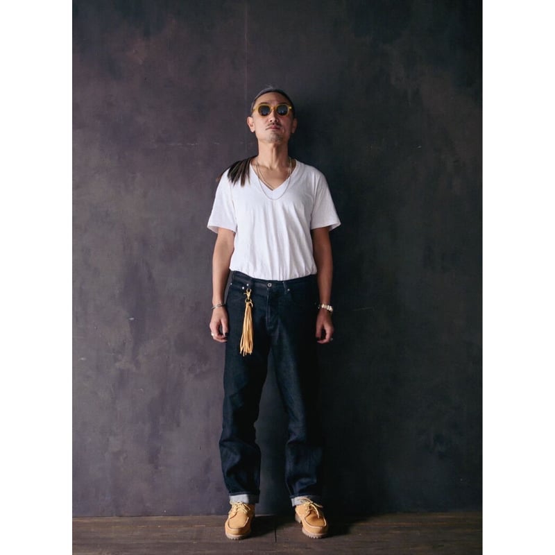 Willow Pants Y-001 テーパードデニム SIZE2 Yuichiro Iida by Willow Pants/ Y-001 BLACK | Ii