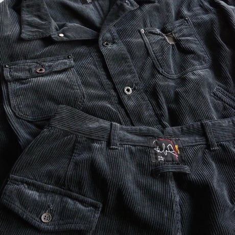 WillowPants/P-001 exclusive for Ii (Fade Black Corduroy)