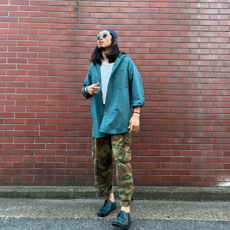 SASSAFRAS/Diggin Shirt (Turquoise)