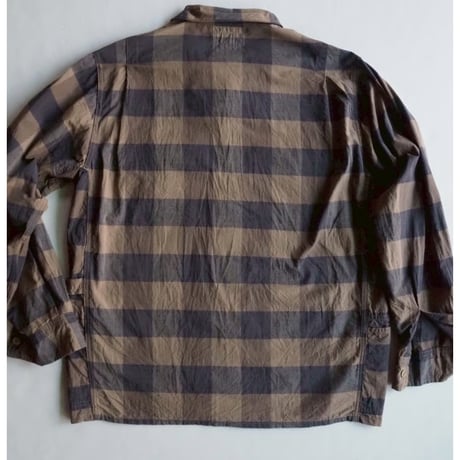 SASSAFRAS/Gardener Open Half(Black×Grey×Brown check)