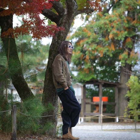 WillowPants/P-001 exclusive for Ii (Fade Black Corduroy)