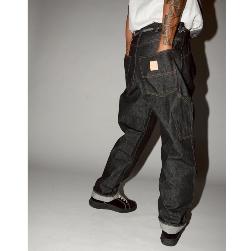 Willow Pants/P-035 (Black Denim) | Ii