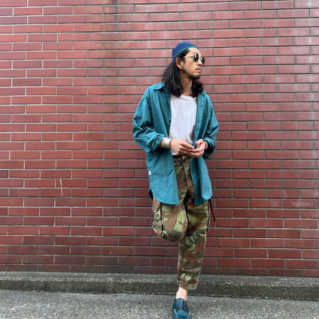 SASSAFRAS/Diggin Shirt (Turquoise)