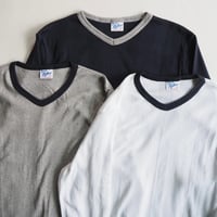 Dead Stock/miller V neck long sleeve made in USA🇺🇸