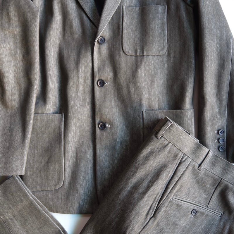 Willow Pants/P-016 Slacks (Brown Denim) | Ii