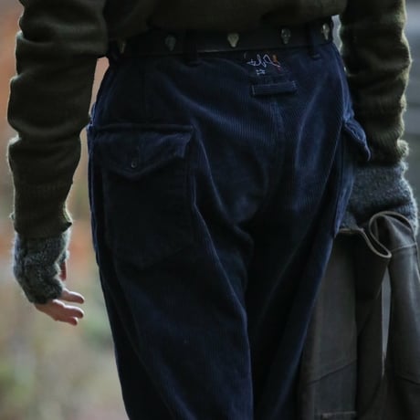 WillowPants/P-001 exclusive for Ii (Fade Black Corduroy)