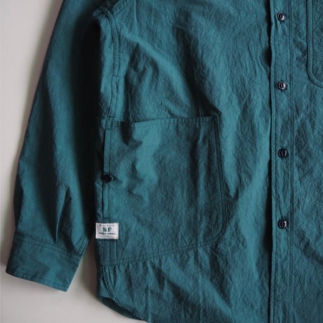 SASSAFRAS/Diggin Shirt (Turquoise)
