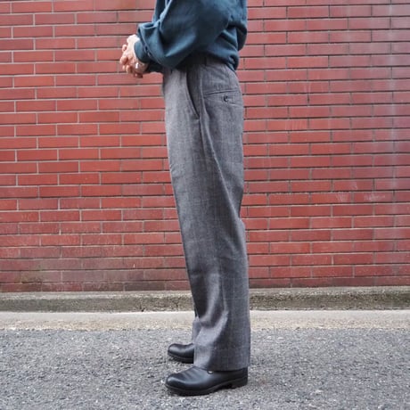 Willow Pants/P-009 GRY-windowpane