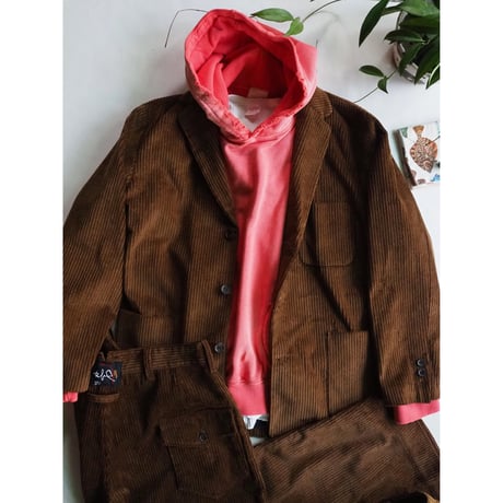 Willow Pants/P-032 3B Jacket (Brown CORD)