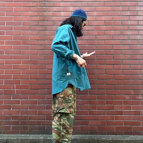 SASSAFRAS/Diggin Shirt (Turquoise)