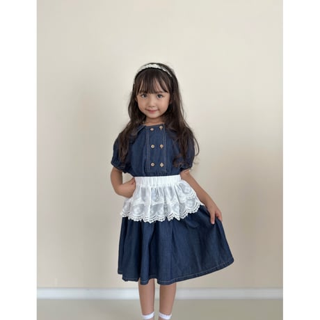 cotton lace layered