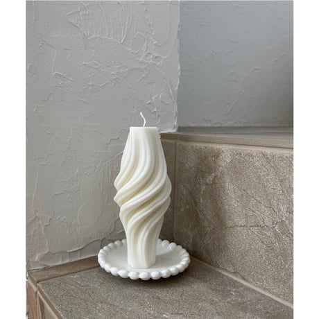 spiral wave candle
