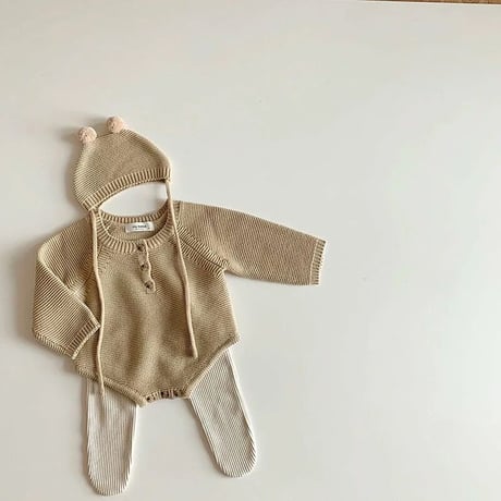 kuma knit rompers
