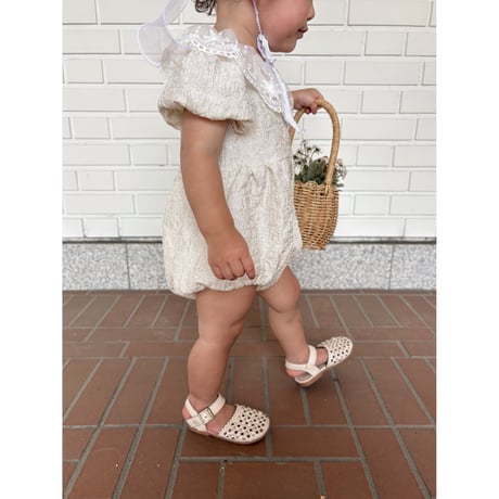 Frill chiffon rompers