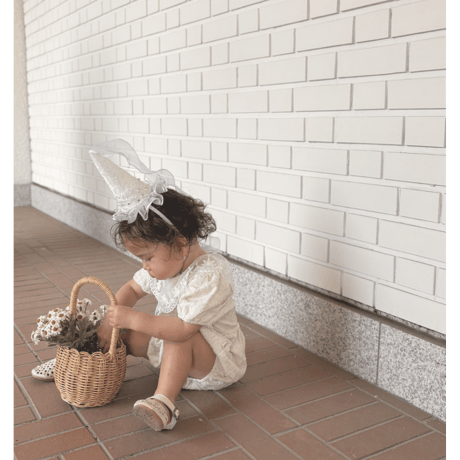 Frill chiffon rompers