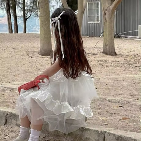 frill pearl dress