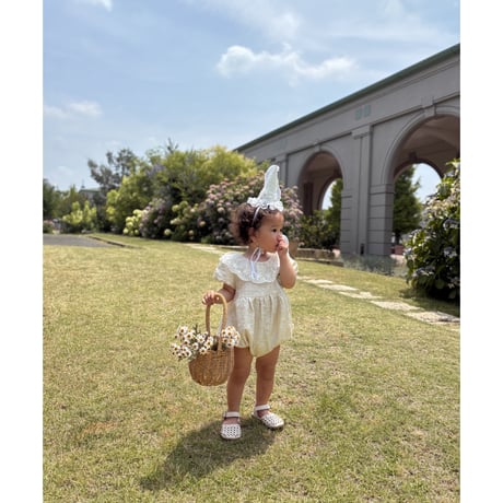 Frill chiffon rompers