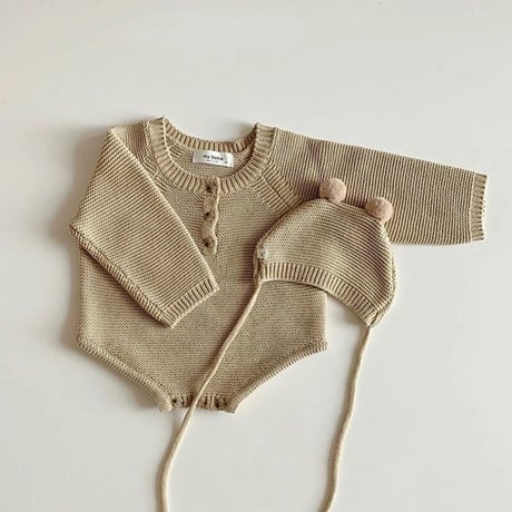 kuma knit rompers