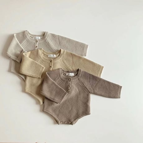 kuma knit rompers