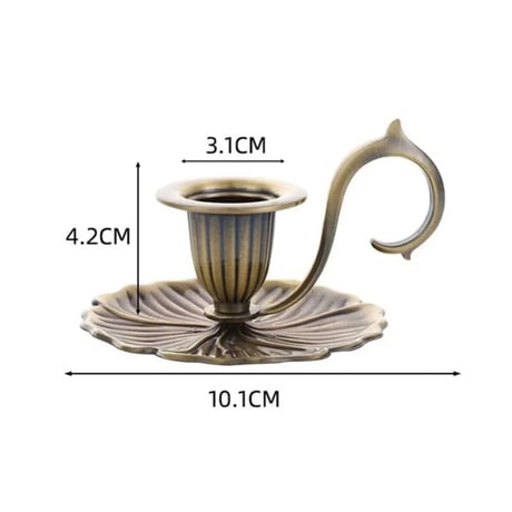 即納　antique  candle holder