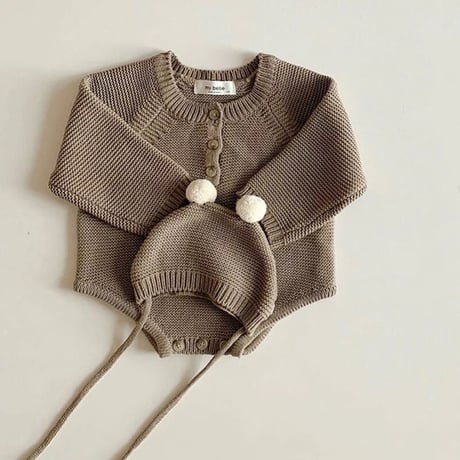kuma knit rompers